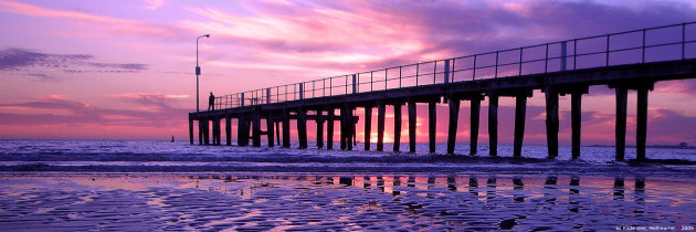 St kilda Pier at sunset