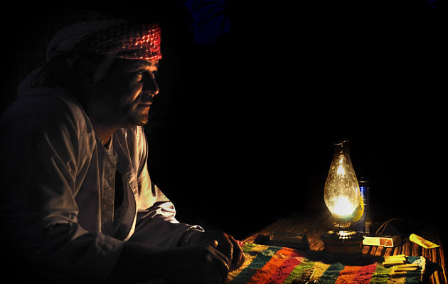 De Bedouin en de olielamp.