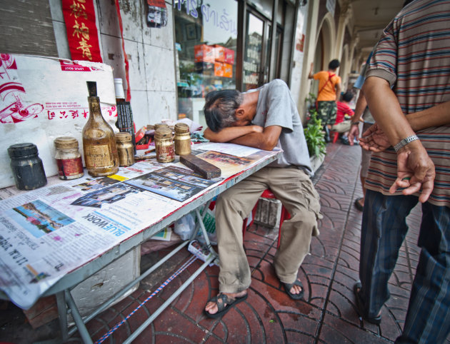 Sleeping in Chinatown