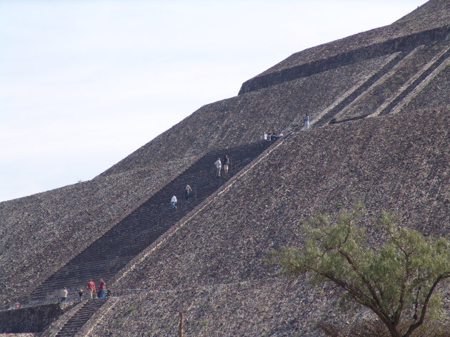 De piramide van de zon in Teotihuacán, Mexico