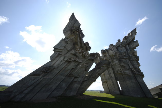 Monument bij het IX Fort in Kaunas