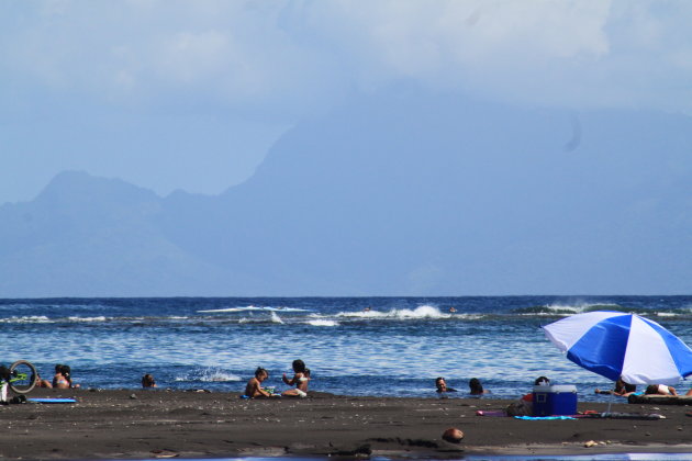 een dag aan het strand