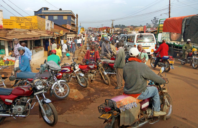 Een gewone ochtend in Kampala