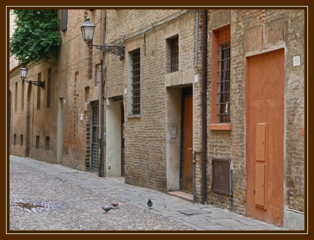 Straatje in Ferrara