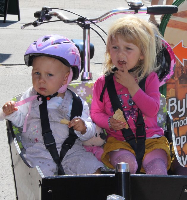 Samen in de bakfiets