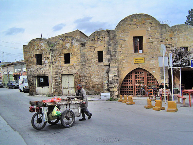 Groenteman van Noord-Nicosia