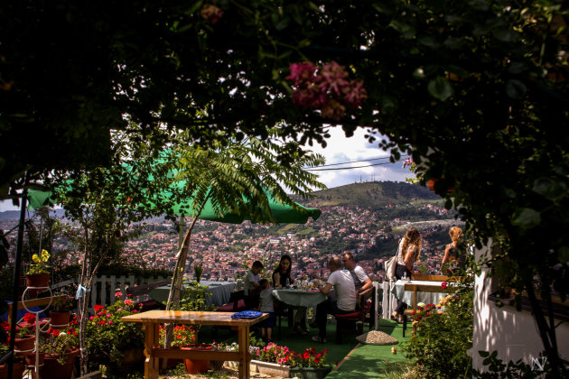 Sarajevo van boven