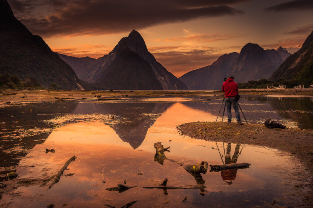 Fotograaf @ Milford Sound