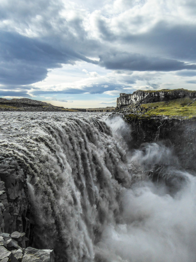 Het lawaai van Dettifoss 