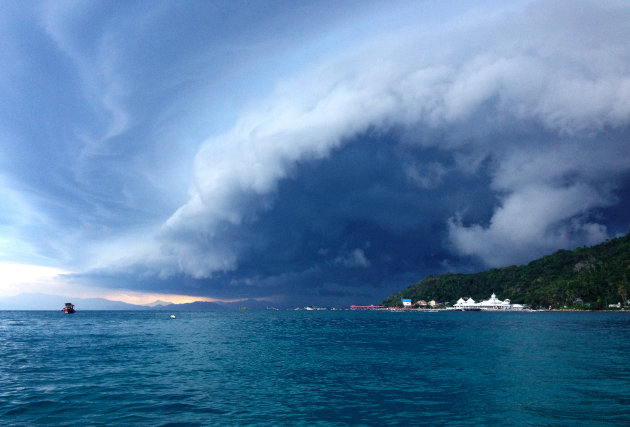 Stormachtige binnenkomer, Perhentian Besar