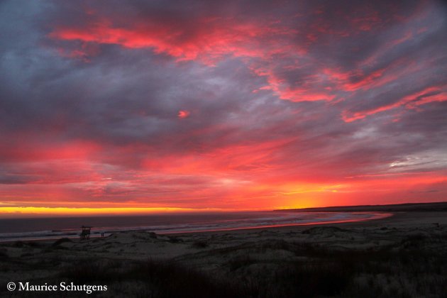 Zonsondergang op Cabo Polonio