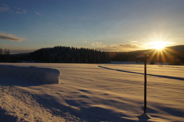 Zonsondergang 