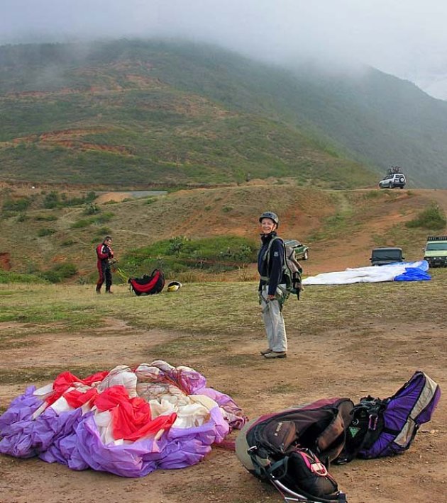 Paragliding bij Merida