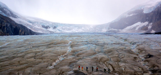 Wandeltocht Athabasca Glacier