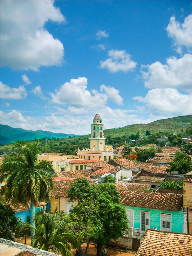 Uitzicht over Trinidad, Cuba