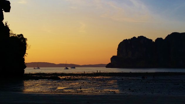 Railay Beach in zijn stilte