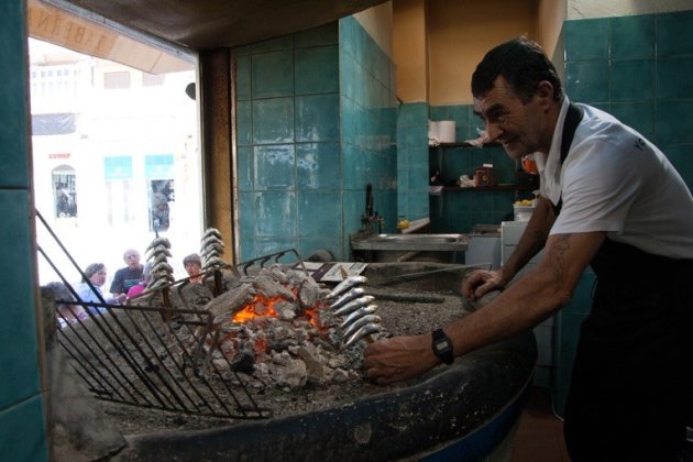 Sardientjes grillen