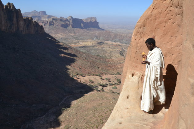 Tigray rotskerken: Abuna Yemata Guh.