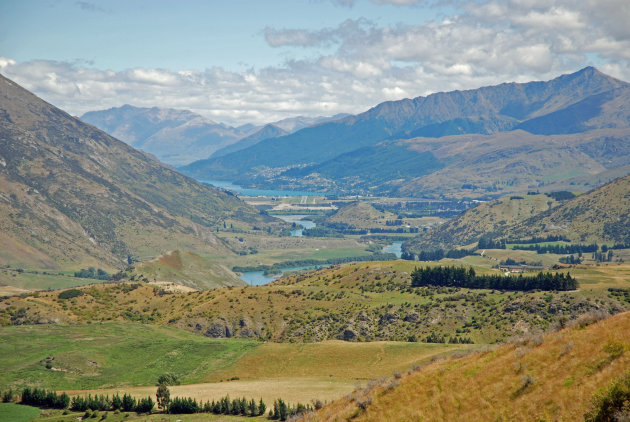 Uitzicht op Queenstown