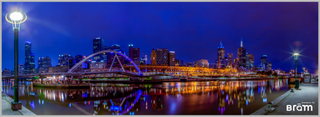 long exposure panorama Melbourne 