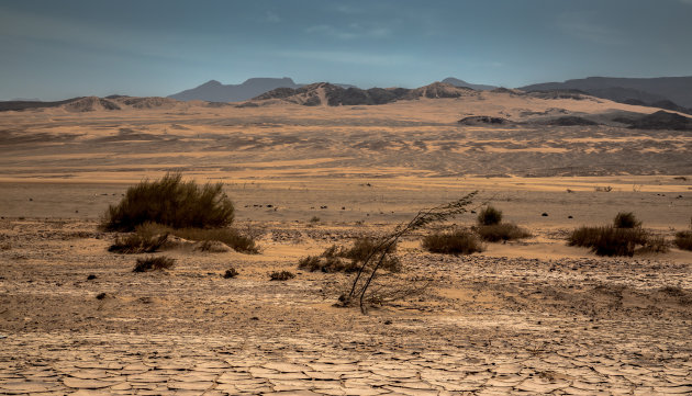 Zicht vanaf de Dead Sea Highway