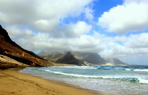 Een hele lange strandwandeling 