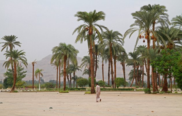 Plein voor Tempel van Karnak