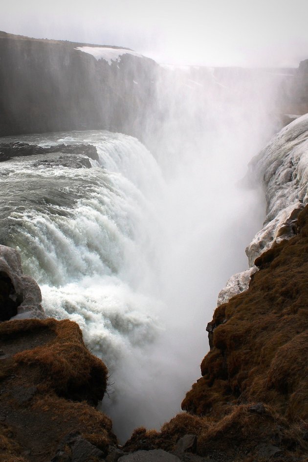 Gülfoss van Bovenaf Bekijken