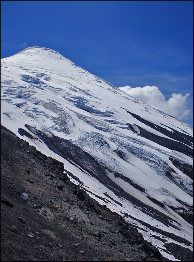 Doe de canopy op de top van de Osorno