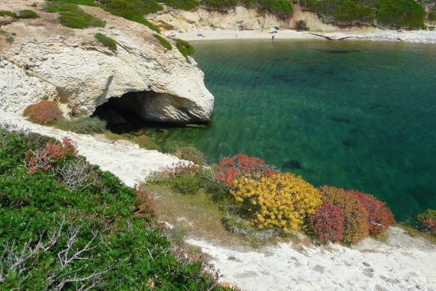 Baai op Sardinië. 