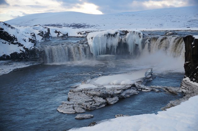 Godafoss in de winter