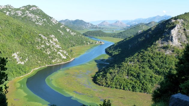 Uitloper Skadar meer bij Sindon