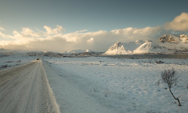 Goedkope autohuur op de Lofoten