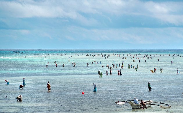 Een pannetje vullen op Zanzibar