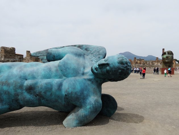 Beelden in Pompeii