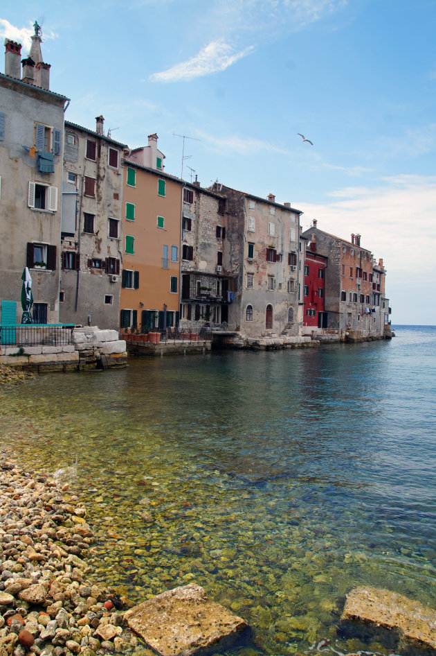 Huizen aan zee Rovinj