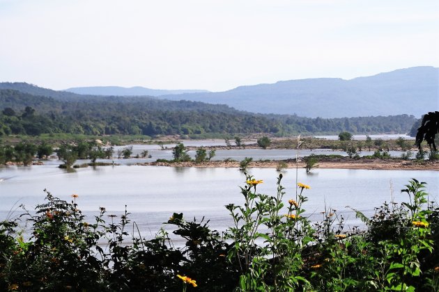 Grillig verloop van de rivier 