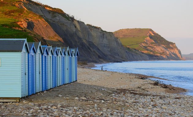 Golden Cap aan de Jurassic Coast.