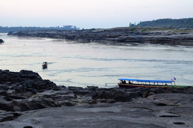 Boottrip op de Mekong.