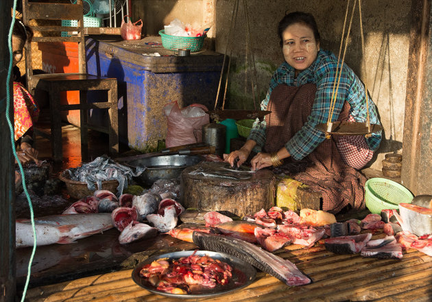 Sittwe fish market