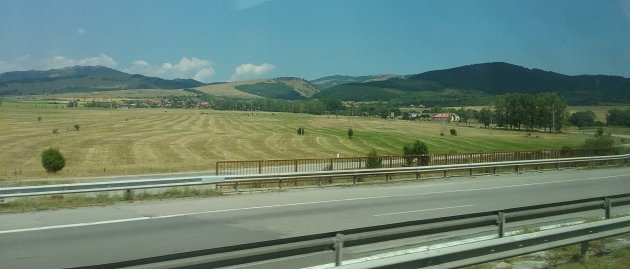 Landschap in de Stara Planina, Bulgarije