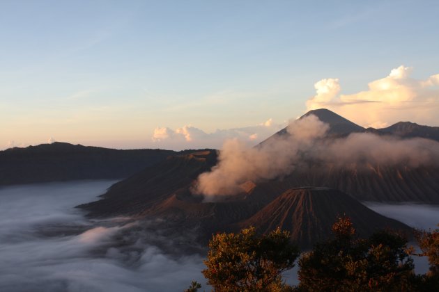 Bromo in de ochtend