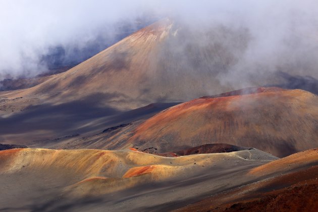 Wandelen door de Haleakala vulkaankrater