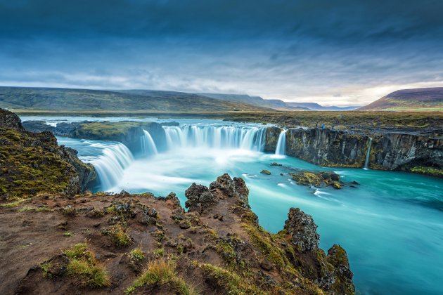 Godafoss onder dreigende lucht