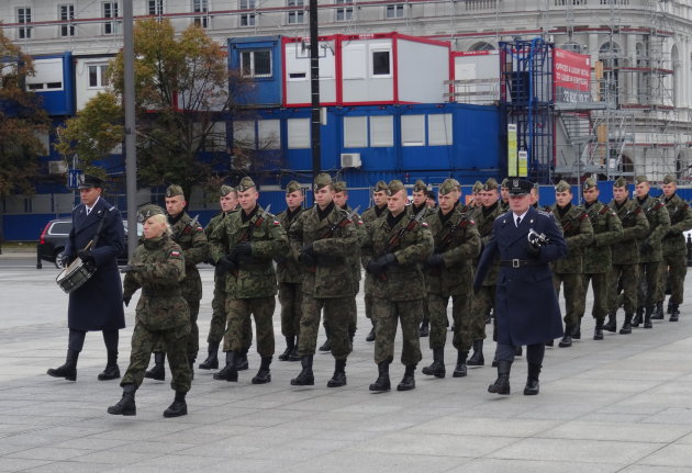 Op weg naar de ceremonie