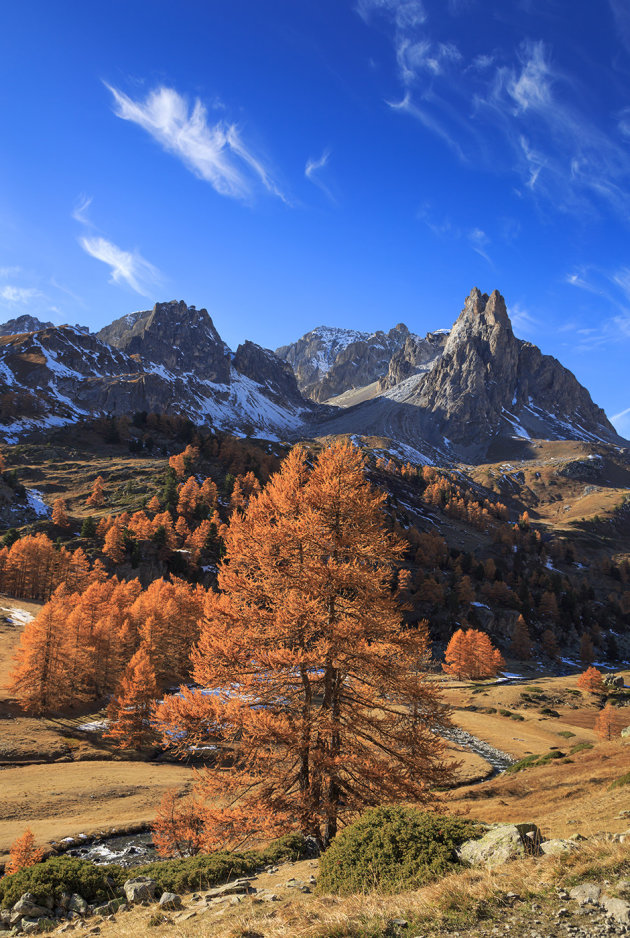 Herfst in Vallée de la Clarée.