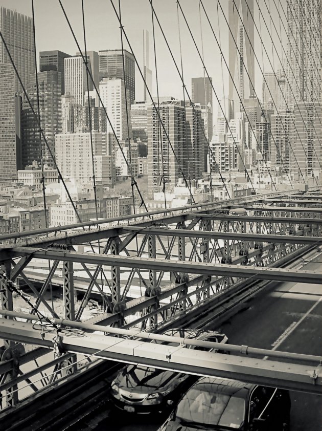 Over de Brooklyn Bridge