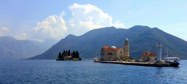 Our lady of the Rocks-baai van Kotor