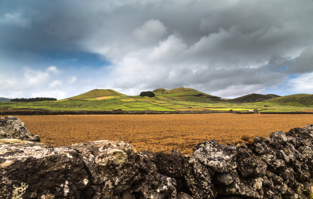 De vergezichten op het eiland Terceira