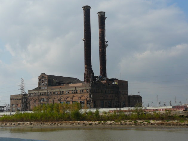 Oude fabriek bij New Orleans